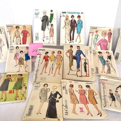 Fab Vintage Sewing Patterns, Mostly From The 1960's