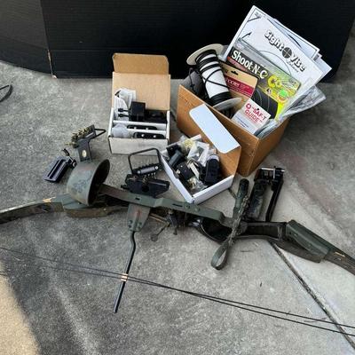 Compound Bow With Accessories And Parts 