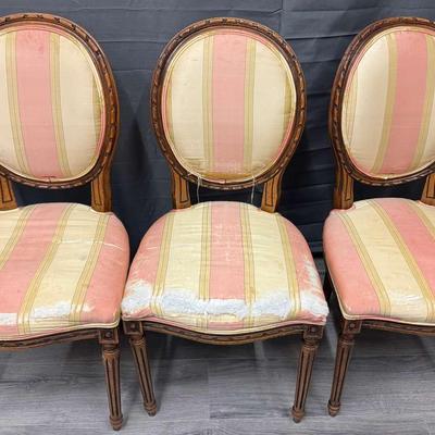 Three Chairs Perfect For Reupholstering