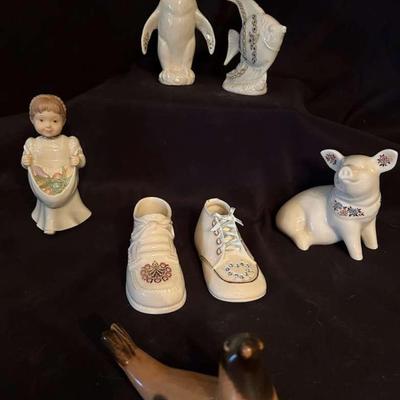 Nice Selection Of Lenox Figurines And One Goebel