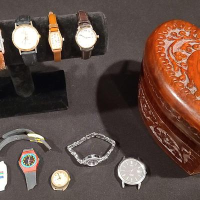 Watches With Jewelry Box Featuring Disney, Swatch & Fossil
