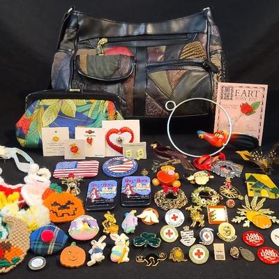 Purse, Pins, And More