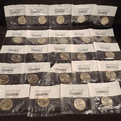 2009 Uncirculated US Territory Commemorative Quarters