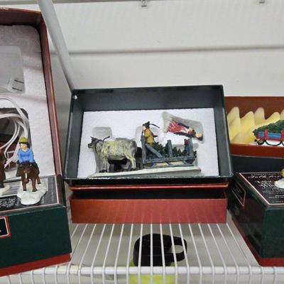 Folk Art Village Featuring Bringing Home The Tree Mitchell Barn 