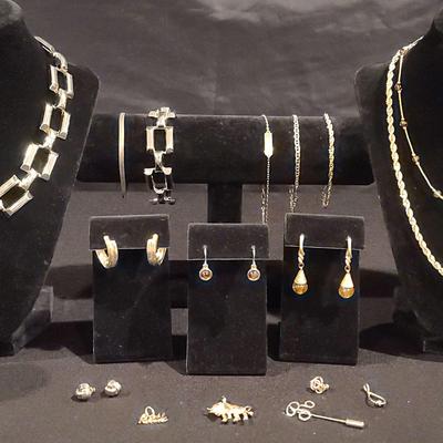 Sterling Bracelets With Gold Tone Jewelry 