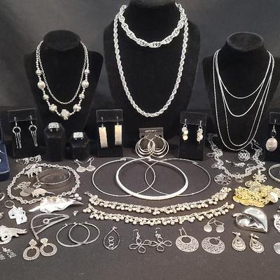 Silver Tone Jewelry Featuring Montana Silversmiths