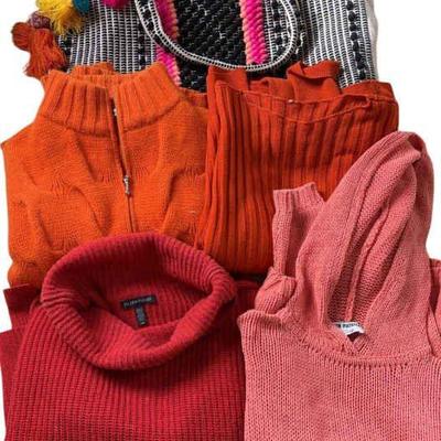 Women s clothing & bag in orange