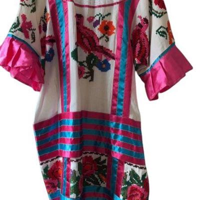Oaxaca flor de pina dress
