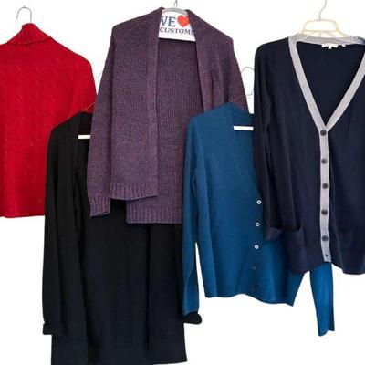 White warren cashmere, vince sweaters, women’s m l