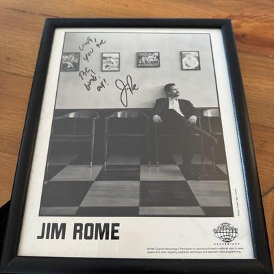 Autographed Jim Rome Portrait