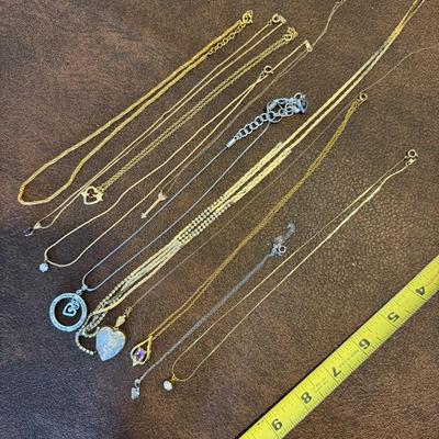 Beautiful Fine And Small Pendants On Chains