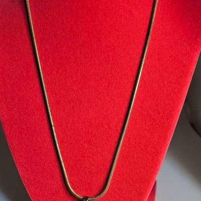 Sterling Silver and Jade Pendant Necklace 