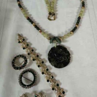 Emerald green jade