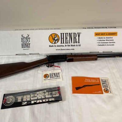 Henry pump action 22