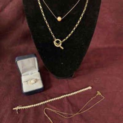 Costume jewelry with 925 bling