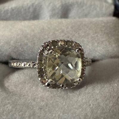Fake stone ring