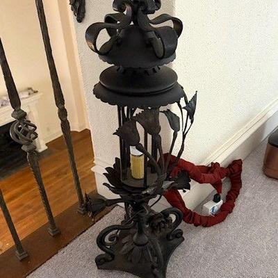 Bronze Pair of Lamps