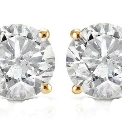 Diamond Stud Earrings