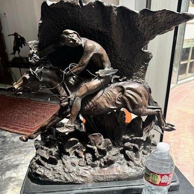 Vintage REMINGTON ARTIST PROOF heavy bronze