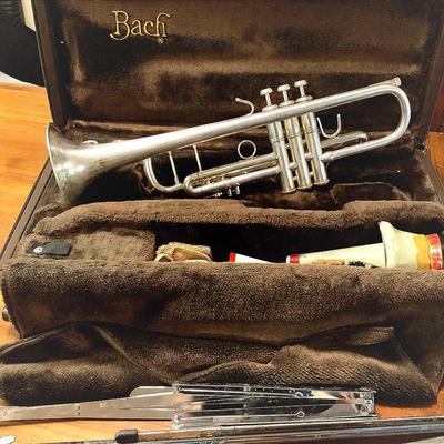 Vincent Bach Silver Stradivarius Trumpet  