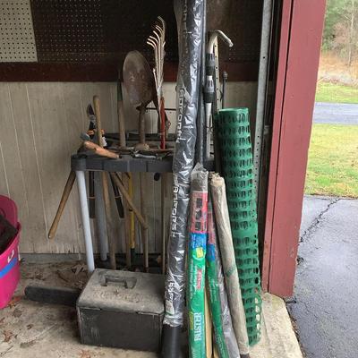 Garden Tools, Rack, Chainsaw