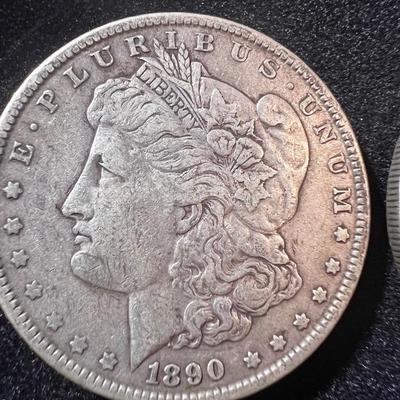 1890 Morgan Silver Dollar