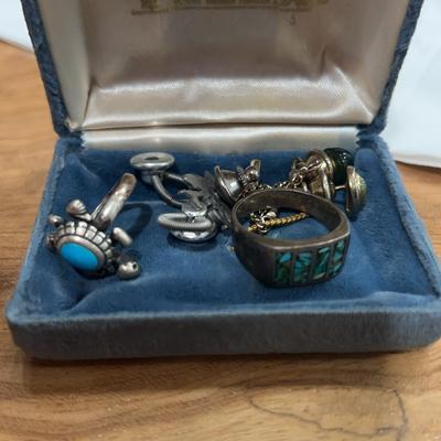 Ladies Sterling Turtle Ring Men’s Ring + Tie Clips
