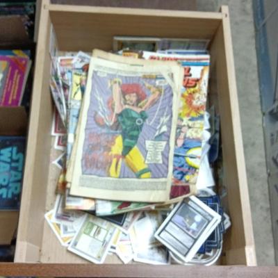 Vintage GI Joe, Star Trek Drawer + Marvel Comics 1980s