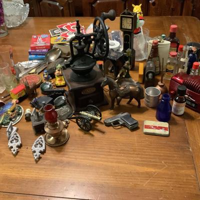 Vintage Metal And Glass Collectibles
