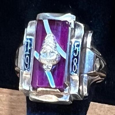 10K 1958 Pine Grove Men’s Class Ring