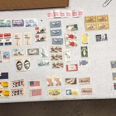 Stmp collection 3, 4, 5, 6, & 10 Cent stamps- loose and not used