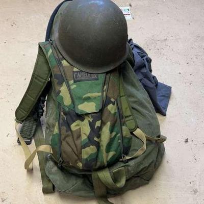 Military Camo / Uniform ,Helmet, Camo Camelback