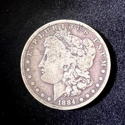 1884 Morgan Silver Dollar
