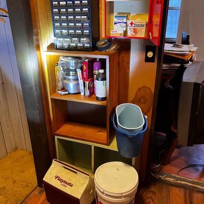 Two Parts Cabinet Storage, Medicine Cabinet,  + Misc 