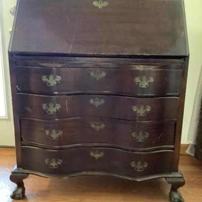Vintage Wooden Writing Desk