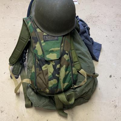 Army Bag, Helmet, Clothing, Camelbak Camo Backpack