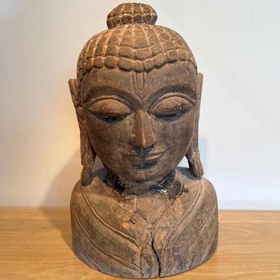 Antique Asian Buddha Head