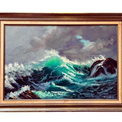 1978 K. Fegke Original Painting on Canvas
