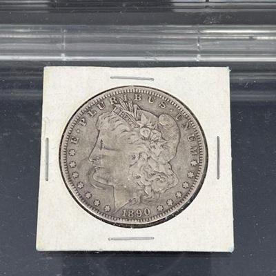 1890 O Morgan Silver Dollar
