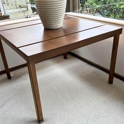 Mid Century Minimalist Wood Side Table
