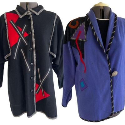 Two Beppa 100% Pure Wool Coats
