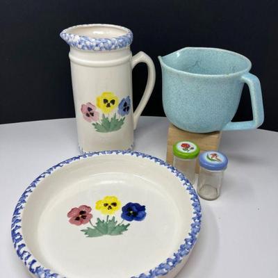 Crock Shop Santa Ana Pottery & Bauer Pitcher