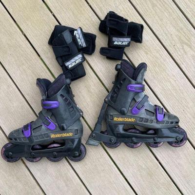Rollerblade AeroBlade ABT Braking Rollerblades Size 7.5 & Bag