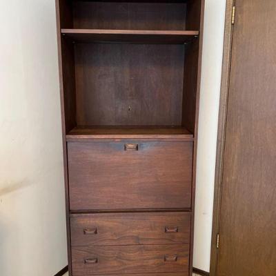 Hidden Secretary Desk with Shelves & Drawers