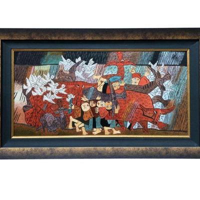Extraordinary Embroidered African Art