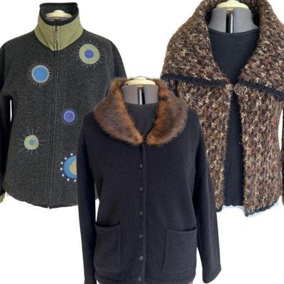 Women's Vintage Cardigans & Wool ZipUp Jacket