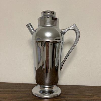 Vintage Chrome Cocktail Mixer
