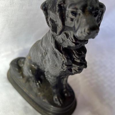 Cast Iron Dog Statue - USSR