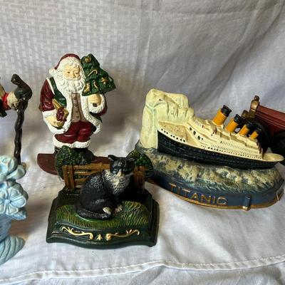 Collection Of Cast Iron Door Stops 