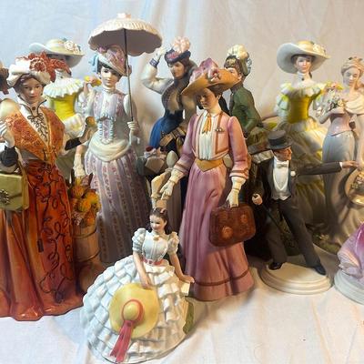 12 Avon Porcelain Figurines 
